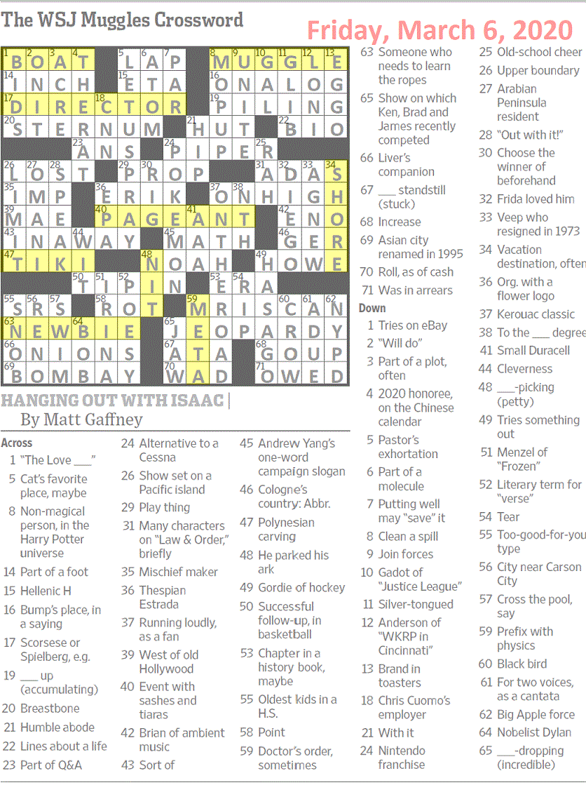 20200306 The WSJ Muggles Crossword.gif